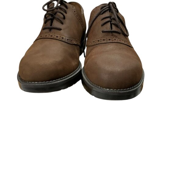 Dockers Men’s Brown Leather Oxford Dress Shoes Size 10M - Picture 2 of 14
